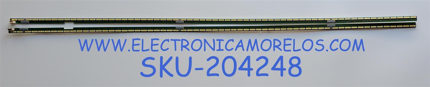 KIT DE LED'S PARA TV LG ((2 PIEZAS)) NUMERO DE PARTE  V15 ART3 FHD REV 1.2 / PANEL LD550EUE(FH)(B1) / MODELOS 55LX341C / 55LX343C / 55SM5B-BD 